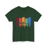 Nature Mountains Hiking Outdoors T-Shirt - Forest Green