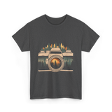 Nature Photography Camera T-Shirt - Dark Heather