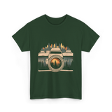 Nature Photography Camera T-Shirt - Forest Green