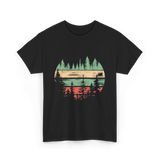 Nature Scene Outdoors Forest Landscape T-Shirt - Black