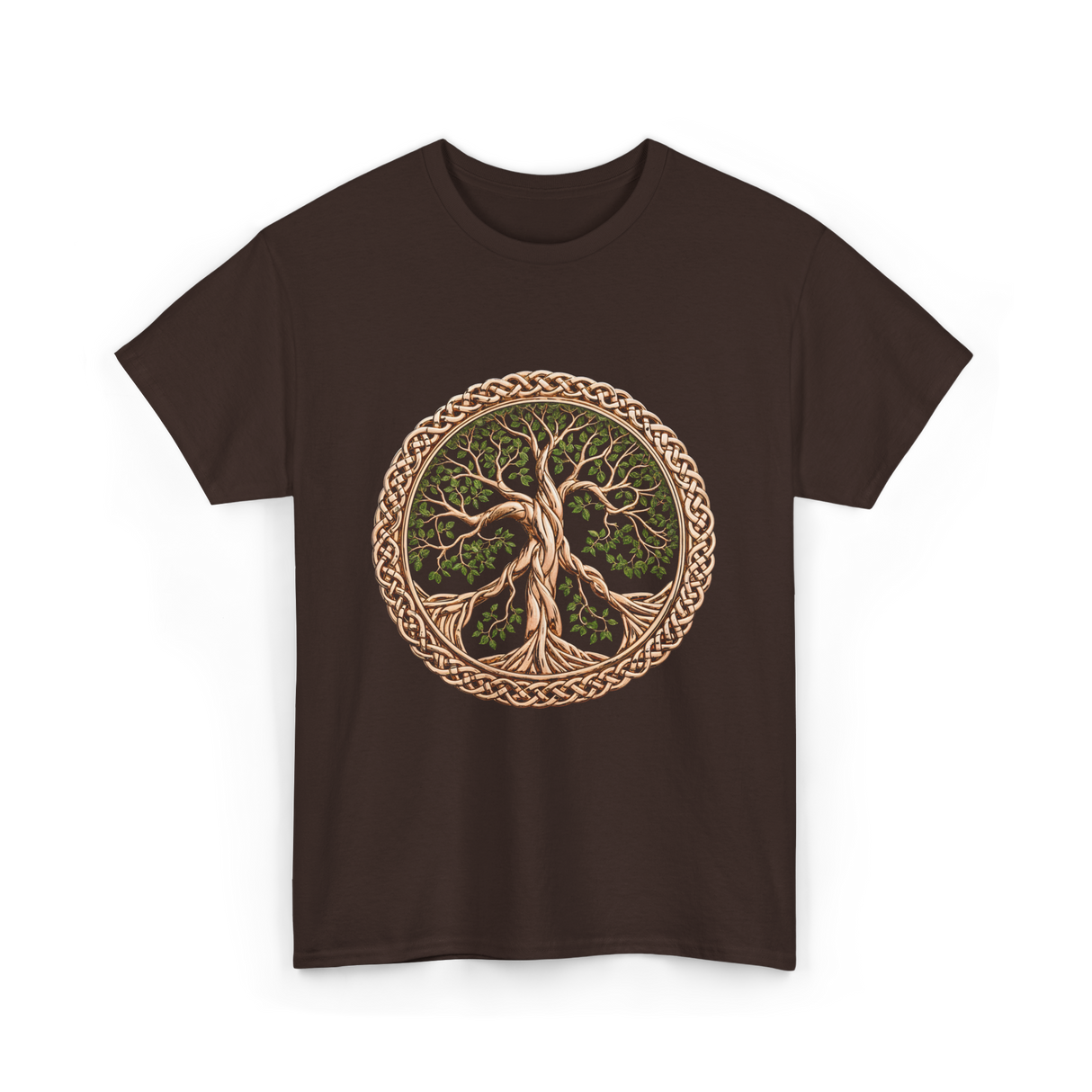 Nature Symbol T-Shirt - Dark Chocolate