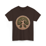 Nature Symbol T-Shirt - Dark Chocolate