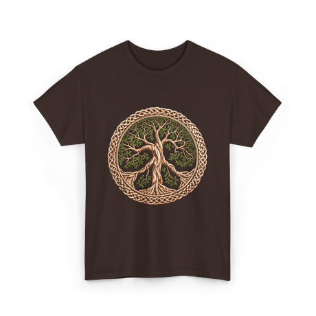 Nature Symbol T-Shirt - Dark Chocolate