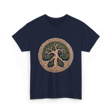 Nature Symbol T-Shirt - Navy