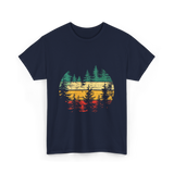 Nature Trees Forest Outdoors T-Shirt - Navy