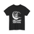 Nazare Portugal Surf Wave Surfing T-Shirt - Black