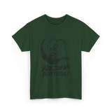 Nazaré Portugal Surfing Surfer Waves T-Shirt - Forest Green