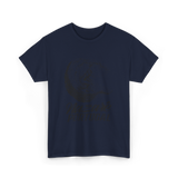 Nazaré Portugal Surfing Surfer Waves T-Shirt - Navy