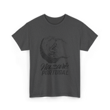 Nazaré Portugal Surfing Surfer Waves T-Shirt - Dark Heather