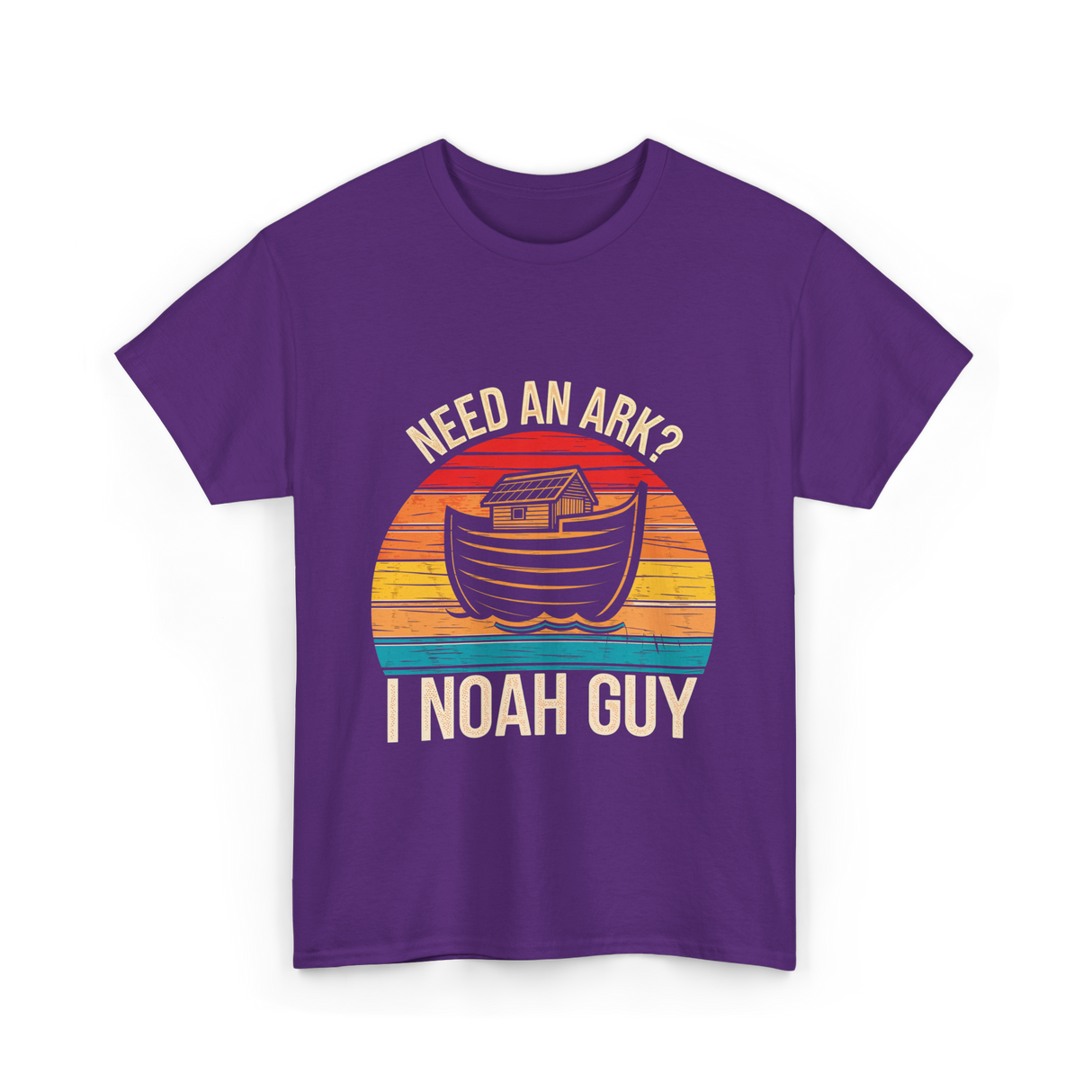 Need An Ark I Noah Guy T-Shirt - Purple