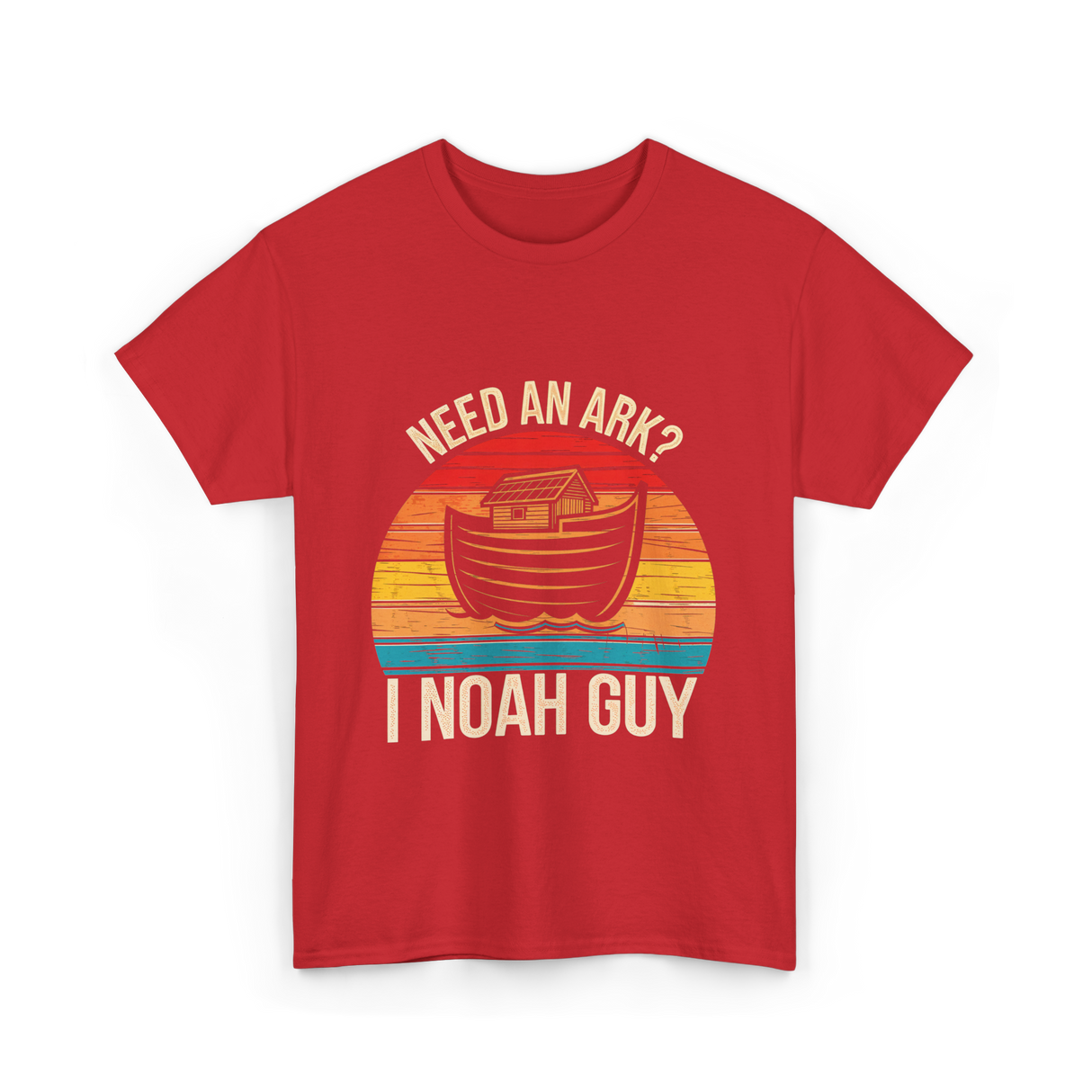 Need An Ark I Noah Guy T-Shirt - Red