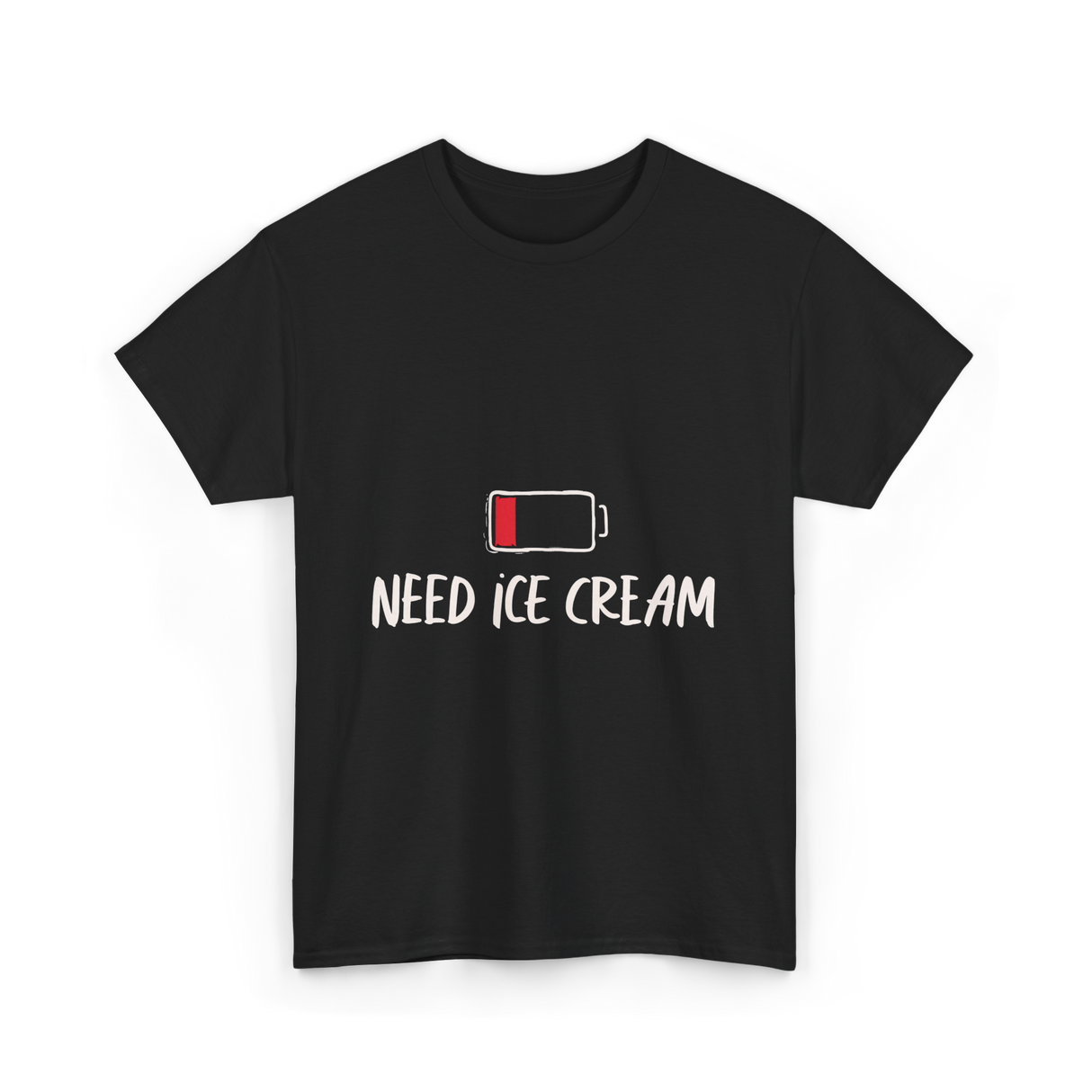 Need Ice Cream Summer Treat T-Shirt - Black