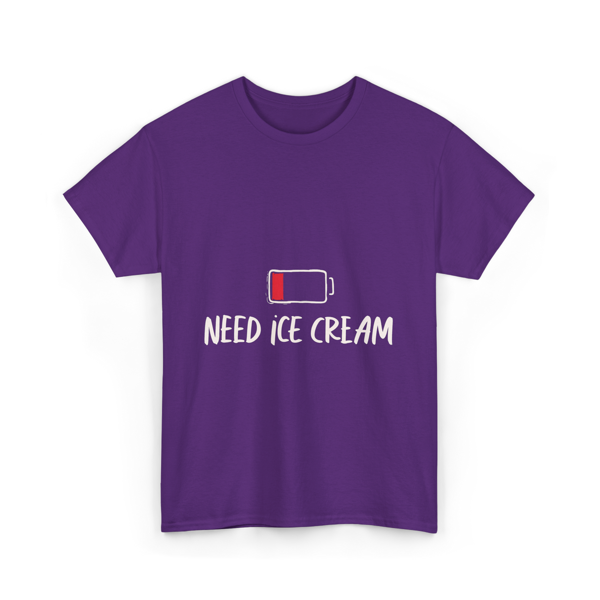 Need Ice Cream Summer Treat T-Shirt - Purple