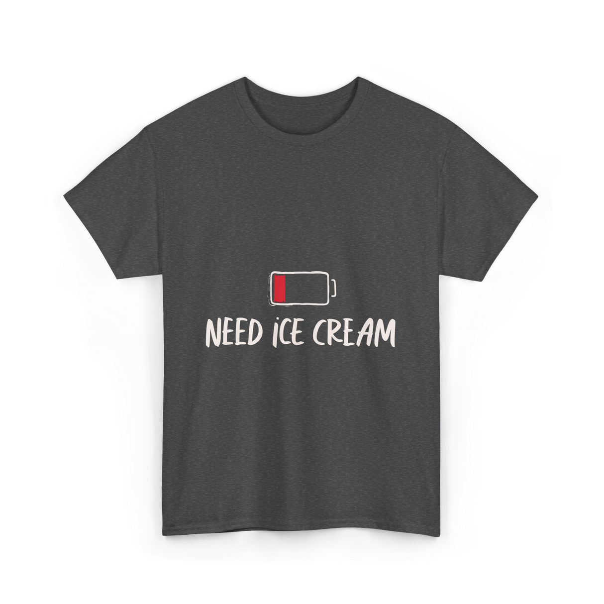 Need Ice Cream Summer Treat T-Shirt - Dark Heather