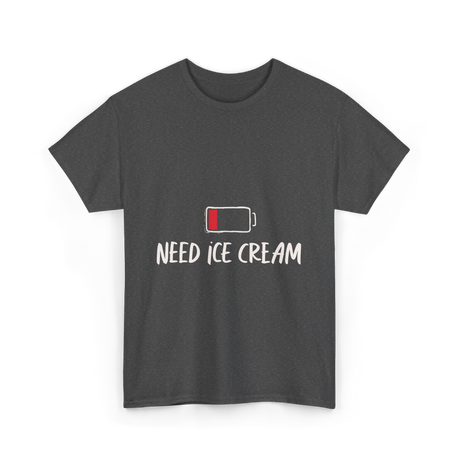 Need Ice Cream Summer Treat T-Shirt - Dark Heather