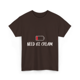 Need Ice Cream Summer Treat T-Shirt - Dark Chocolate