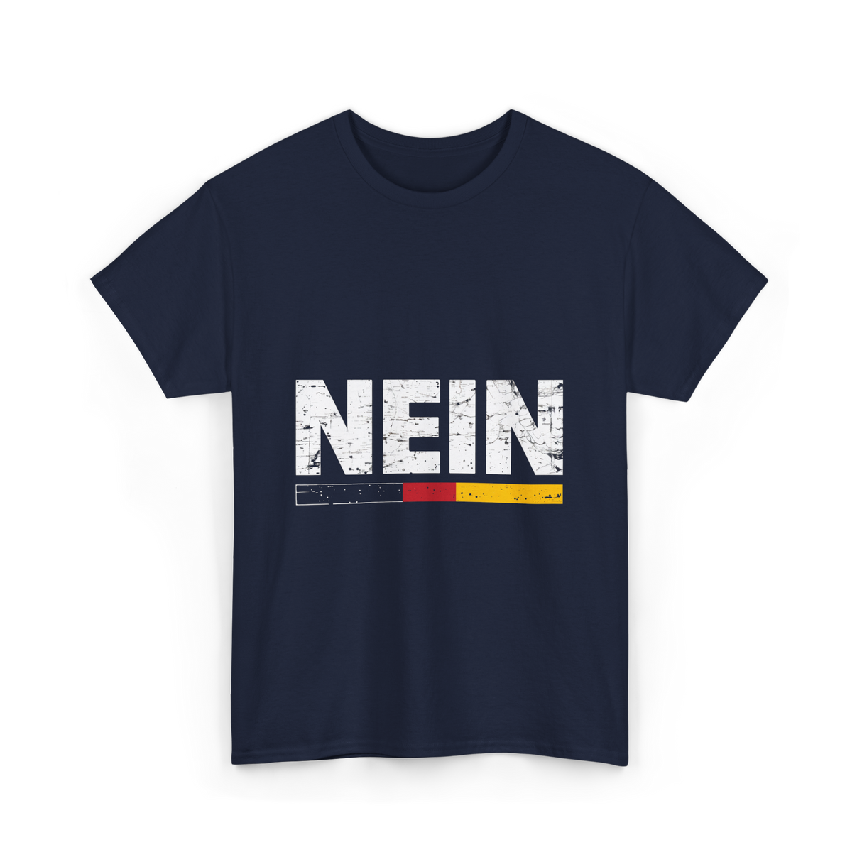 Nein German Language Saying T-Shirt - Navy