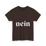 Nein Germany German Eagle T-Shirt - Dark Chocolate