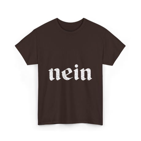 Nein Germany German Eagle T-Shirt - Dark Chocolate