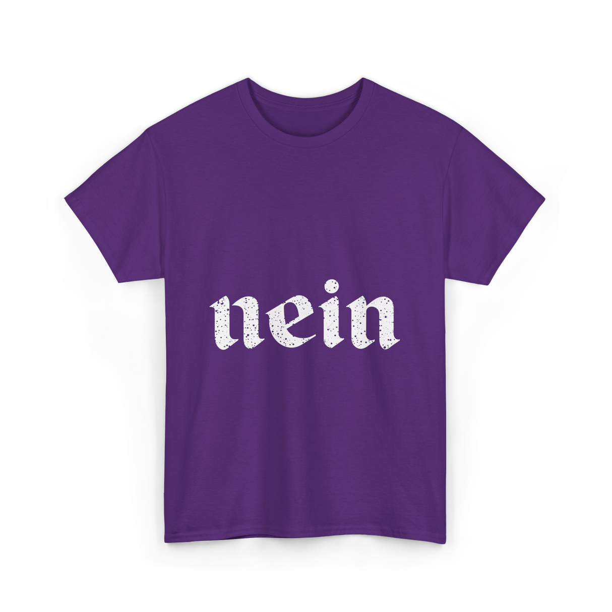 Nein Germany German Eagle T-Shirt - Purple