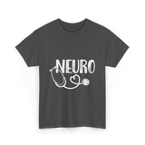 Neuro Love Neurology Stethoscope T-Shirt - Dark Heather