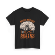 Neuro Nurses Love Brains Neuroscience T-Shirt - Black