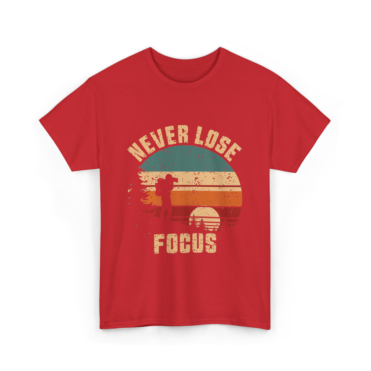 Never Lose Focus Photography T-Shirt - Red