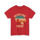 Never Lose Focus Photography T-Shirt - Red