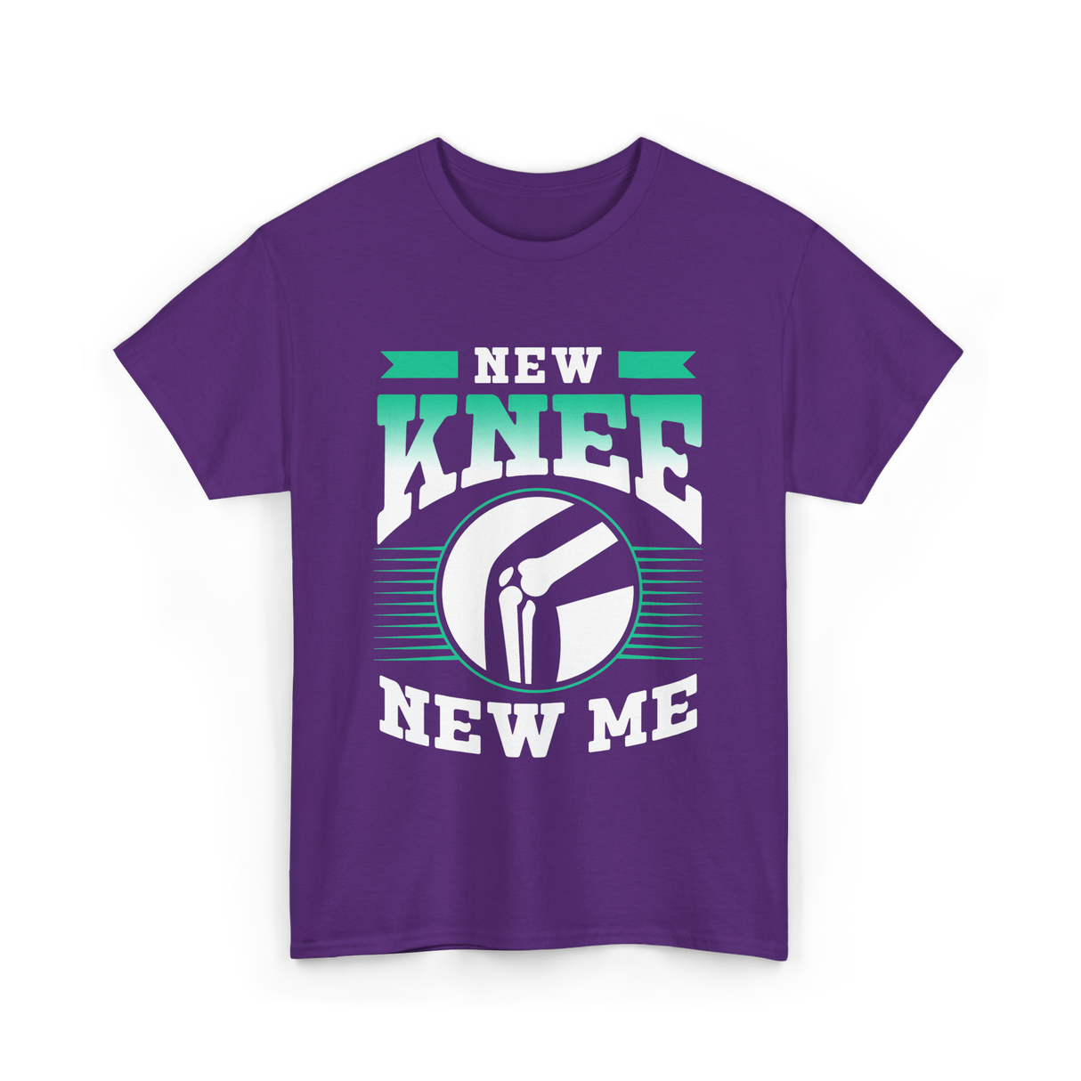 New Knee New Me Knee Surgery T-Shirt - Purple