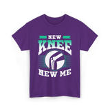 New Knee New Me Knee Surgery T-Shirt - Purple