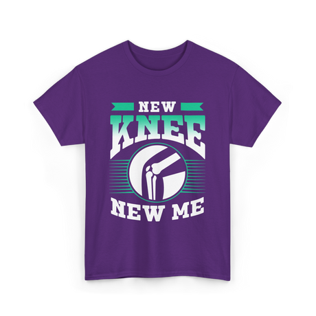 New Knee New Me Knee Surgery T-Shirt - Purple