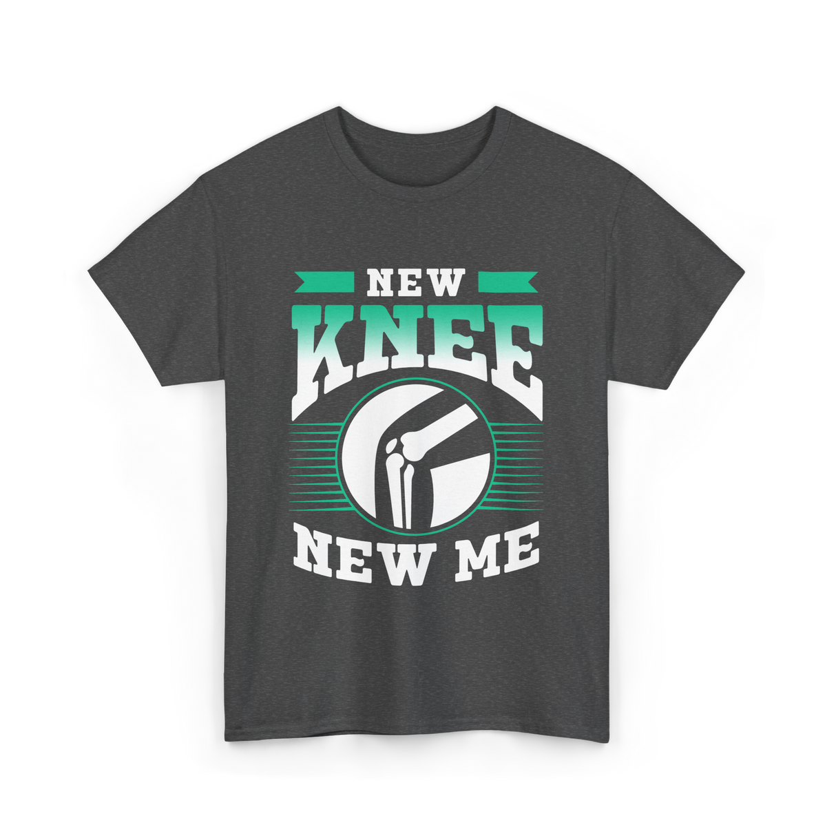 New Knee New Me Knee Surgery T-Shirt - Dark Heather