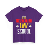 Next Stop Law School Graduate T-Shirt - Purple