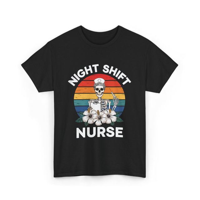 Night Shift Nurse Halloween T-Shirt - Black