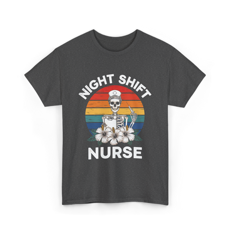 Night Shift Nurse Halloween T-Shirt - Dark Heather