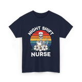 Night Shift Nurse Halloween T-Shirt - Navy