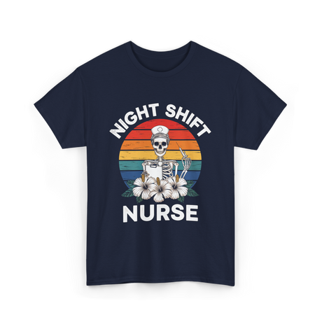 Night Shift Nurse Halloween T-Shirt - Navy