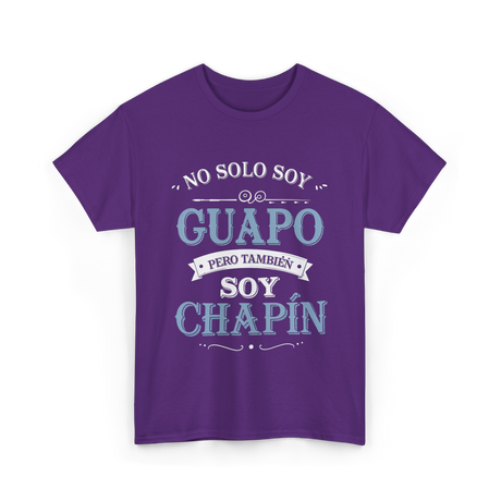 No Solo Soy Guapo Chapin T-Shirt - Purple