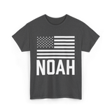 Noah Name Personalized Birthday T-Shirt - Dark Heather