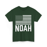 Noah Name Personalized Birthday T-Shirt - Forest Green