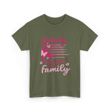 Nobody Fights Alone Family Support T-Shirt - Military Green