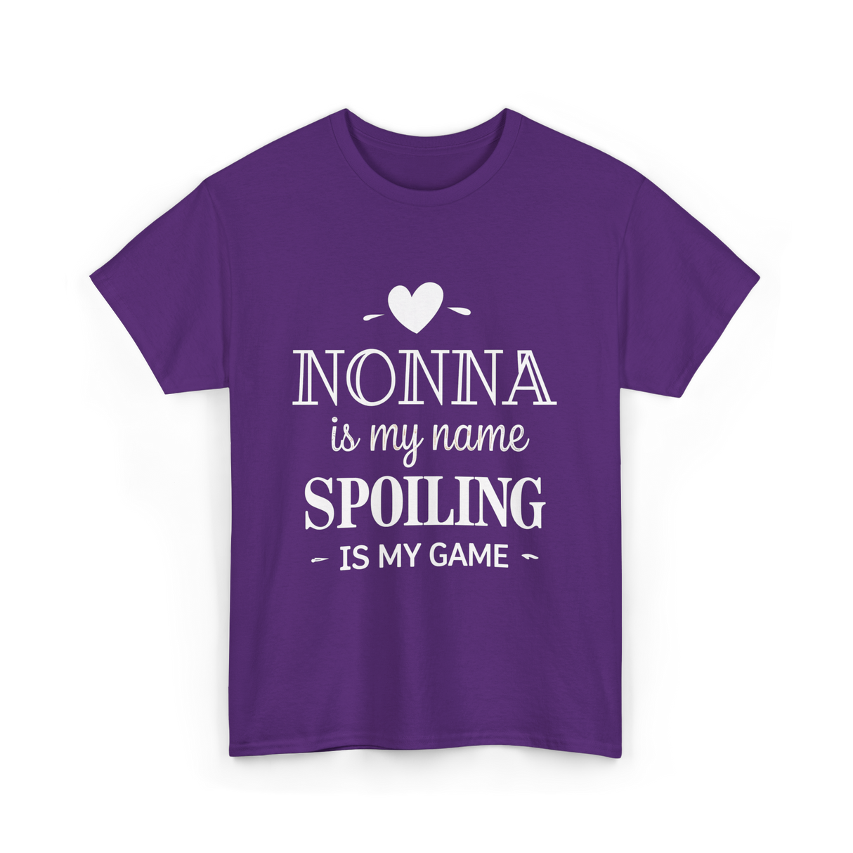 Nonna Is My Name Spoiling T-Shirt - Purple