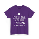 Nonna Is My Name Spoiling T-Shirt - Purple