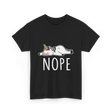 Nope Unicorn T-Shirt - Black