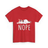 Nope Unicorn T-Shirt - Red