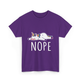 Nope Unicorn T-Shirt - Purple