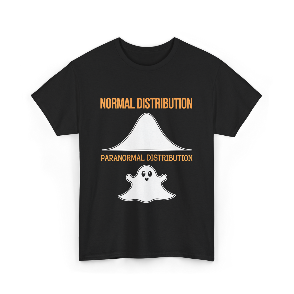 Normal Distribution Paranormal Distribution T-Shirt - Black