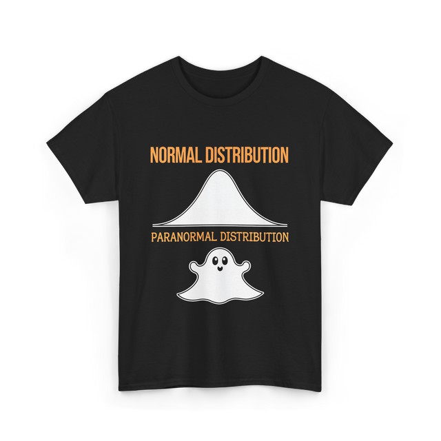 Normal Distribution Paranormal Distribution T-Shirt - Black