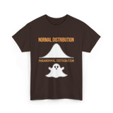 Normal Distribution Paranormal Distribution T-Shirt - Dark Chocolate