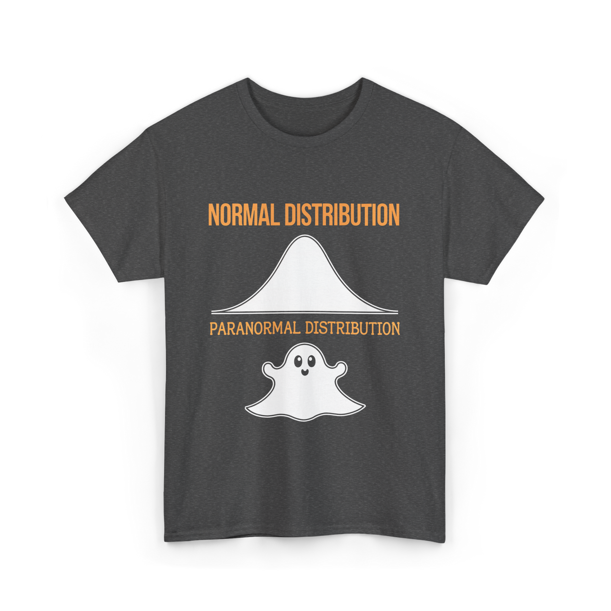 Normal Distribution Paranormal Distribution T-Shirt - Dark Heather